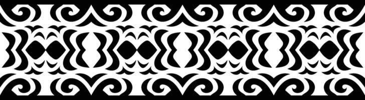 Ethnic border ornament pattern. Geometric oriental seamless pattern. Vintage element illustration. Baroque Floral Aztec tribal. Design for frame, textile, fabric, clothing, carpet, background. vector