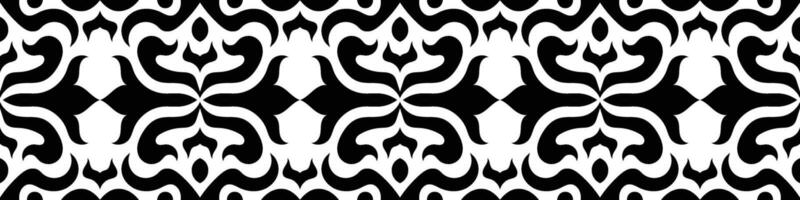 étnico frontera ornamento modelo. geométrico oriental sin costura modelo. Clásico elemento ilustración. barroco floral azteca tribal. diseño para marco, textil, tela, ropa, alfombra, antecedentes. vector