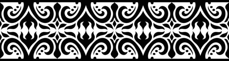 étnico frontera ornamento modelo. geométrico oriental sin costura modelo. Clásico elemento ilustración. barroco floral azteca tribal. diseño para marco, textil, tela, ropa, alfombra, antecedentes. vector