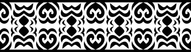 Ethnic border ornament pattern. Geometric oriental seamless pattern. Vintage element illustration. Baroque Floral Aztec tribal. Design for frame, textile, fabric, clothing, carpet, background. vector