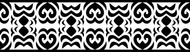 étnico frontera ornamento modelo. geométrico oriental sin costura modelo. Clásico elemento ilustración. barroco floral azteca tribal. diseño para marco, textil, tela, ropa, alfombra, antecedentes. vector