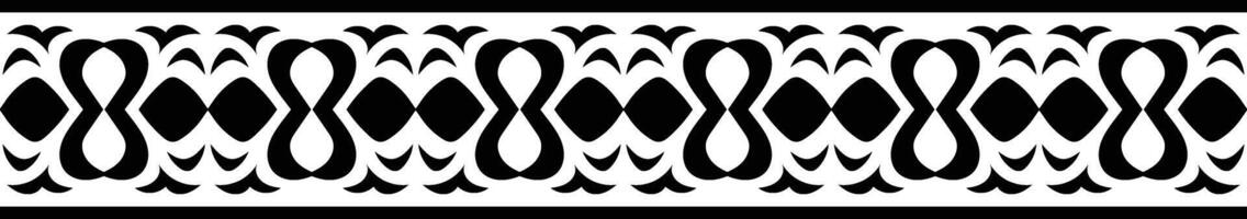 étnico frontera ornamento modelo. geométrico oriental sin costura modelo. Clásico elemento ilustración. barroco floral azteca tribal. diseño para marco, textil, tela, ropa, alfombra, antecedentes. vector