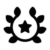 Simple Winner solid icon. The icon can be used for websites, print templates, presentation templates, illustrations, etc vector
