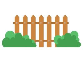 Wooden Fence Background vector