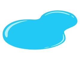 Water Spill Element Background vector