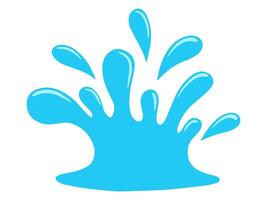 Water Splash Element Background vector