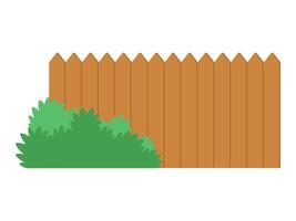 Wood Fence Background vector