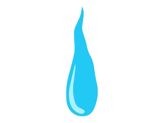 Water Spill Element Background