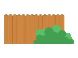 Wooden Fence Background vector