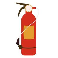 ilustración de extintor de incendios vector