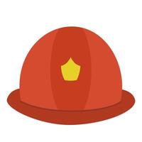 Firefighter helmet illustration vector