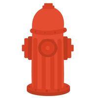 Red fire hydrant vector