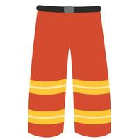 Firefighter costume illustration vector