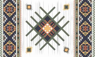 navajo tribal sin costura modelo. nativo americano ornamento. étnico sur occidental decoración estilo. boho geométrico ornamento. sin costura modelo. mexicano frazada, alfombra. tejido alfombra ilustración vector