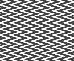 Zig Zag lines pattern. Black wavy line on white background. Abstract wave, illustration vector