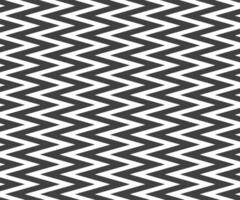 Zig Zag lines pattern. Black wavy line on white background. Abstract wave, illustration vector