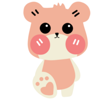 urso de pelúcia fofo png