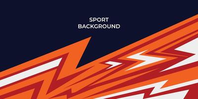 Blue and orange abstract sport background vector