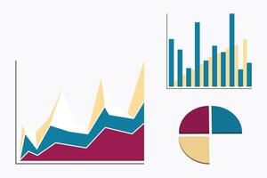 business histogram infographics For data analysis vector