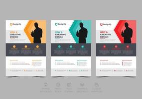 Corporate leaflet Business Flyer Design Template vector