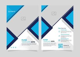 Corporate leaflet Business Flyer Design Template vector