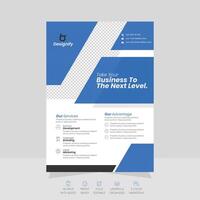 Corporate leaflet Business Flyer Design Template vector