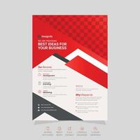 Corporate leaflet Business Flyer Design Template vector