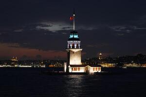 Maidens Tower in Istanbul, Turkiye photo