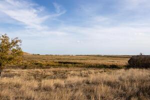 Landscape photos from the nature reserve of Jurilovca commune in Tulcea, Romania