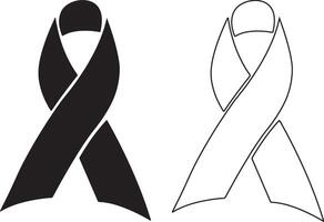 remembrance ribbon eps 10 vector