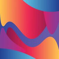 Abstract background colorful with wavy gradients is a asset suitable for various design projects such as websites, presentations, print materials, social media posts Free vector