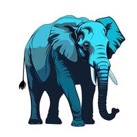 el grande elefante vector