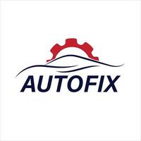 Auto fix logo design for your company vector