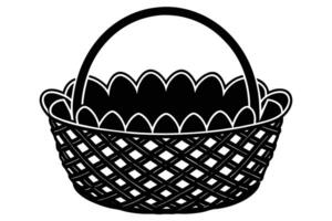 Basket illustration drawing design vector