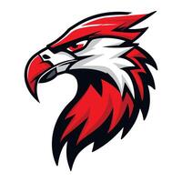 Eagle Mascot Head, Classic Eagle Logo Illustration as Graphic vector
