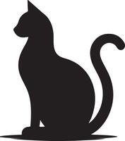 Cat silhouette design illustration vector