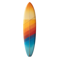 vistoso tabla de surf en transparente antecedentes png