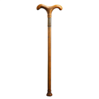 Wooden Walking Stick on Transparent Background png