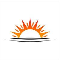 sun logo symbol illustration design vector