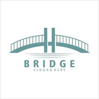 puente logo modelo ilustración diseño vector