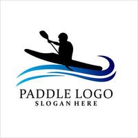 paddle logo symbol illustration design vector