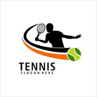 tenis logo símbolo ilustración diseño vector