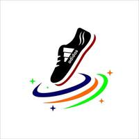 Zapatos logo símbolo ilustración diseño vector