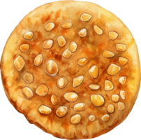 apam balik, di spessore pancake con Mais e arachidi png