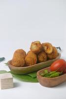 Portrait Photo of Indonesian Food which is often called Risoles