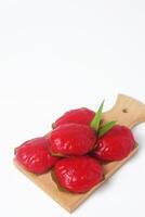 Portrait photo of a traditional Indonesian snacks are called Kue Tok