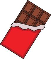 chocolate bar illustration vector