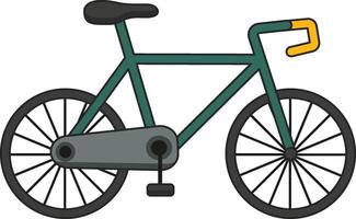 bicicleta icono ilustración vector