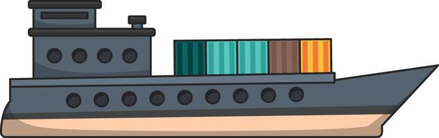 ship icon illustration vector