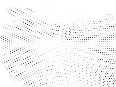 Abstract circular halftone design decorative background vector